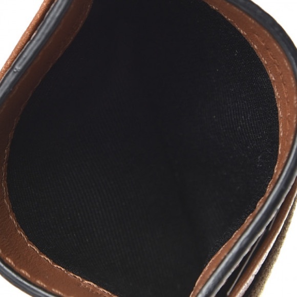 BURBERRY Grainy Calfskin House Check Sandon Card Case in Tan AUTHENTIC - Picture 5 of 7